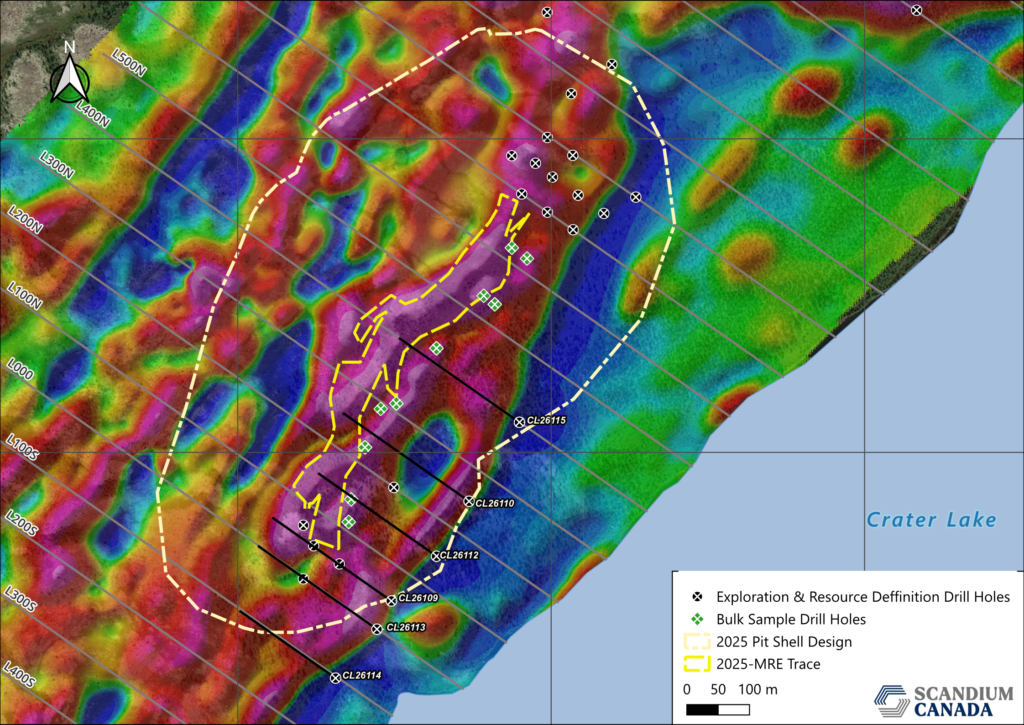 Scandium Canada Discovers New Potential Zone East of The TG Deposit: Over 500 Metres of the Same Rock as the Current Resource
